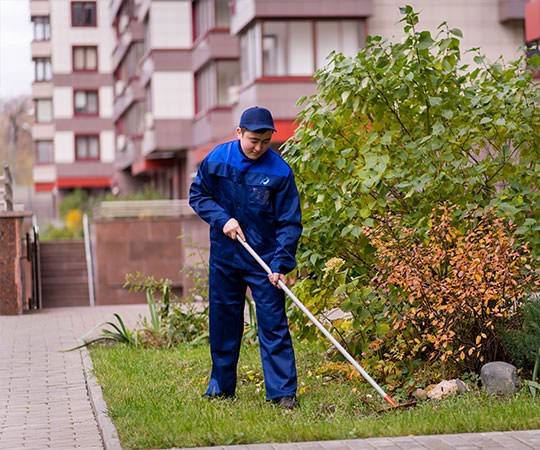 Уборка территории в Куртамыше и  Курганской области