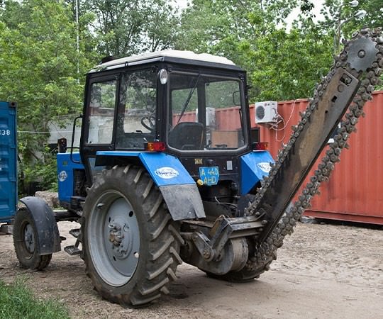 Траншеекопатель в аренду в Куртамыше и  Курганской области